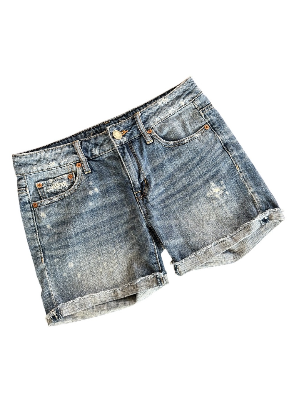 American Eagle Distressed Denim Shorts Size 2
